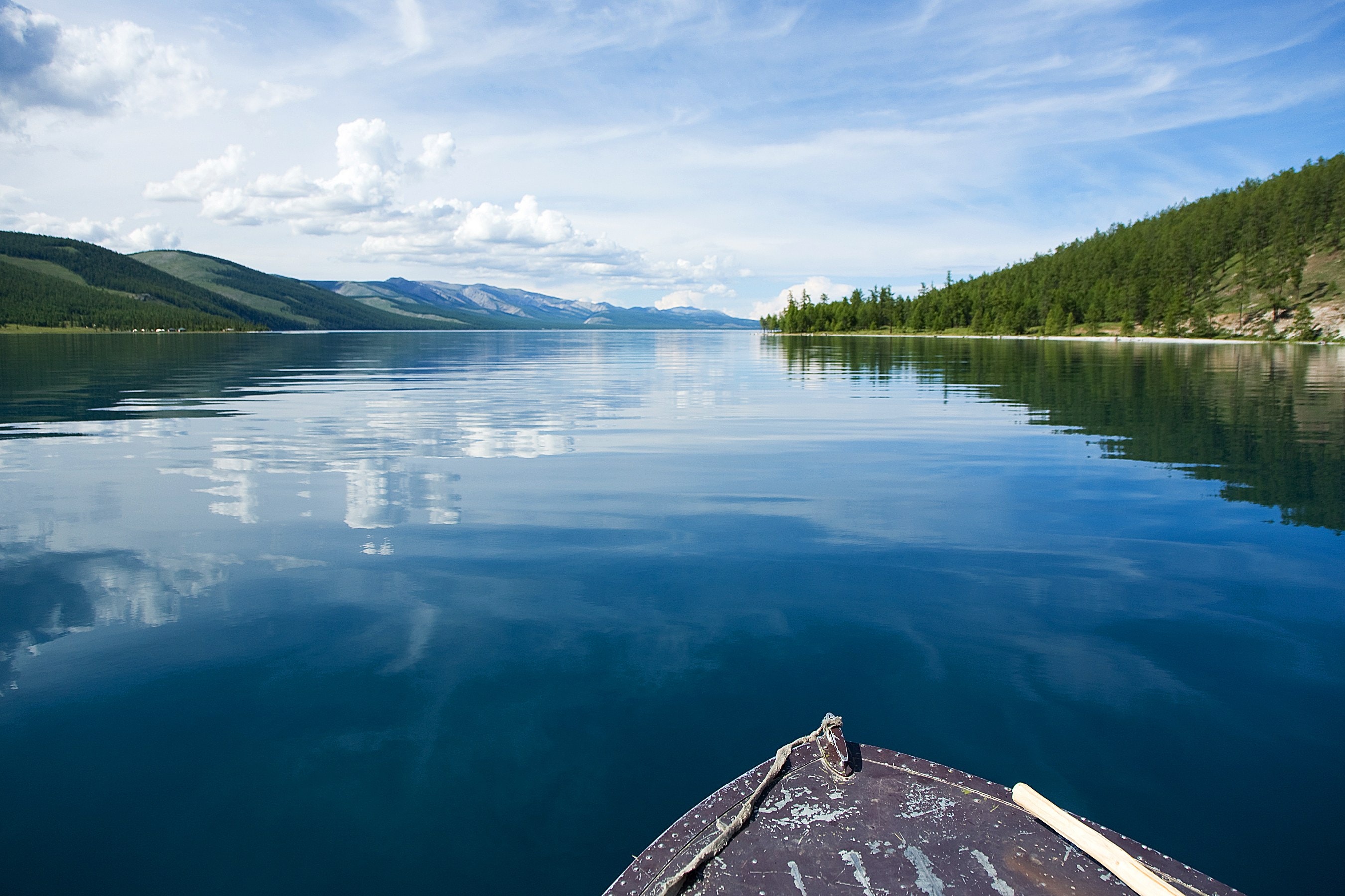 Boat Trip & Wish Rock at Khuvsgul Lake