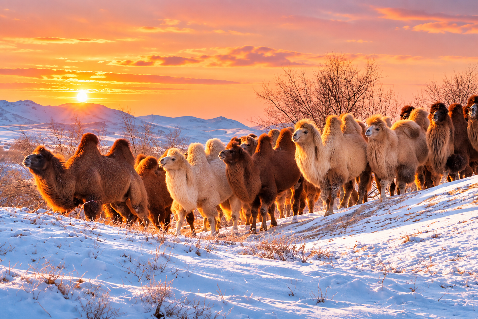 [Mongolia Winter Tour] Desert, Hot Spring & Terelj – 3 Nights, 4 Days