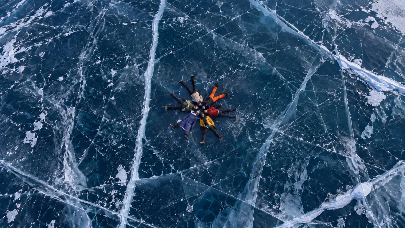 Khuvsgul Lake Ice Sliding Experience